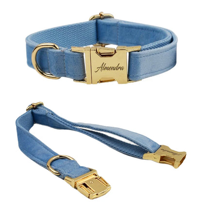 Personalized Velvet Dog Collar