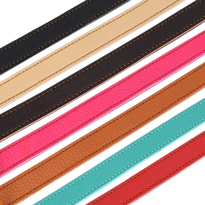 Soft Leather Dog Collar for Small Breeds