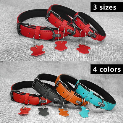 Personalized Leather Dog Collar